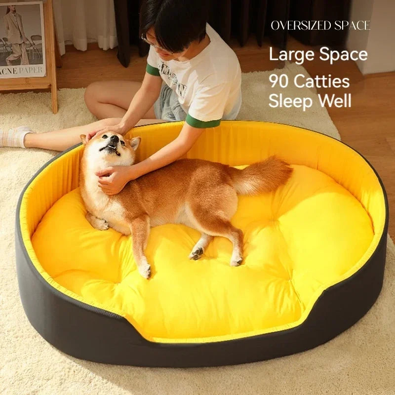 Dog Bed and Cat Bed, Suitable for All Seasons, Winter Warm Pet Bed, Dog Bed, Deep Sleeping Supplies for Medium and Small Dogs