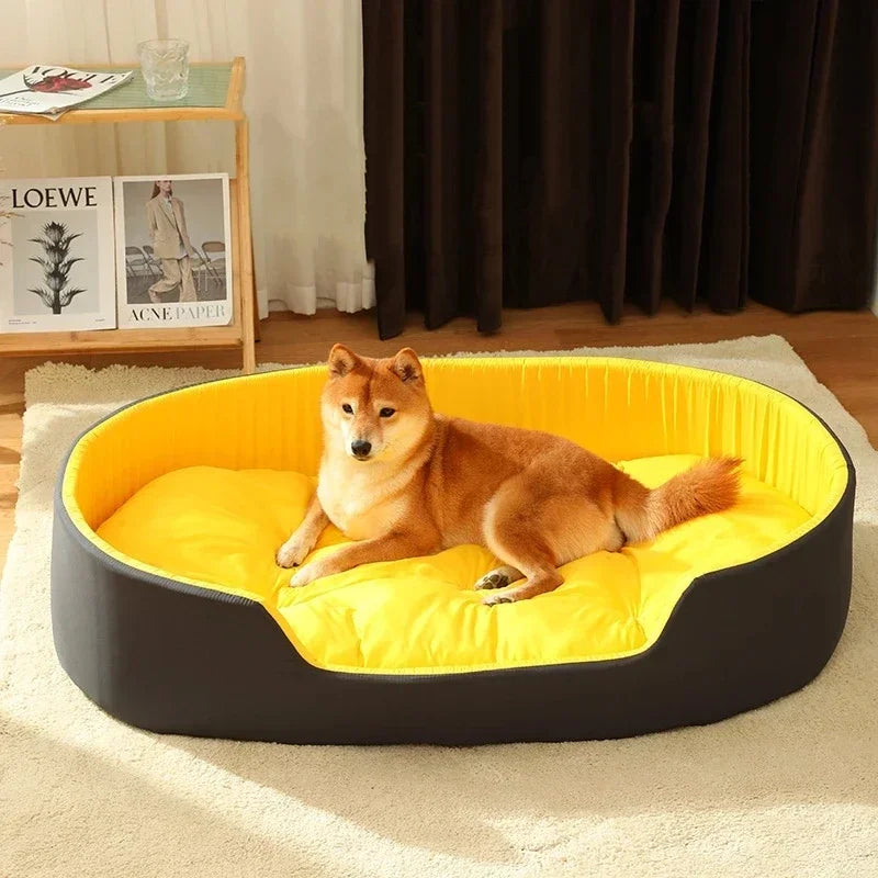 Dog Bed and Cat Bed, Suitable for All Seasons, Winter Warm Pet Bed, Dog Bed, Deep Sleeping Supplies for Medium and Small Dogs