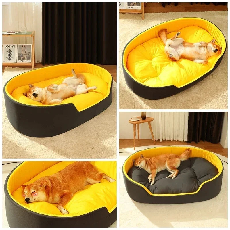 Dog Bed and Cat Bed, Suitable for All Seasons, Winter Warm Pet Bed, Dog Bed, Deep Sleeping Supplies for Medium and Small Dogs